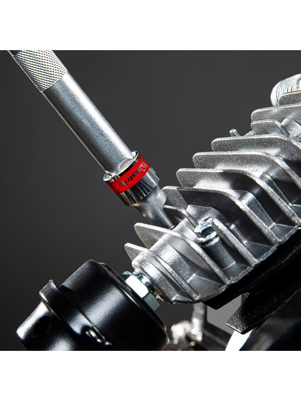 Головка торцевая, 12 мм, шестигранная, CrV, под квадрат 1/2, хромированная Matrix