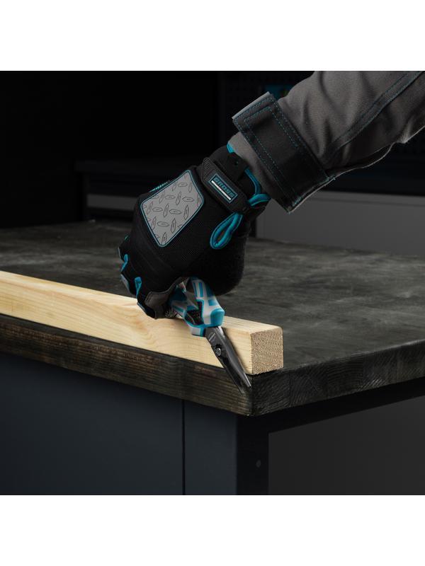 Длинногубцы прямые 170 мм, трехкомпонентные рукоятки Gross