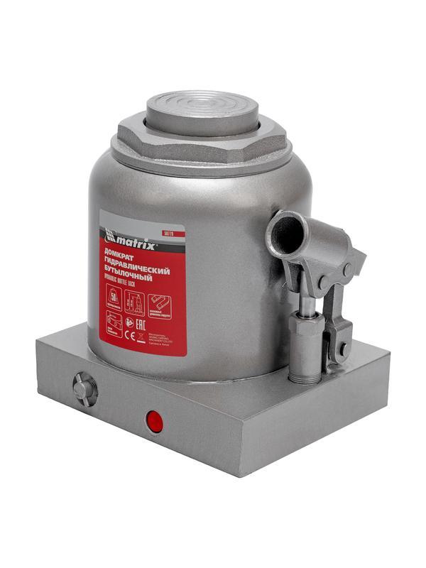 Домкрат гидравлический бутылочный, 50 т, h подъема 236-356 мм Matrix