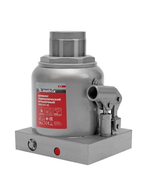Домкрат гидравлический бутылочный, 50 т, h подъема 236-356 мм Matrix