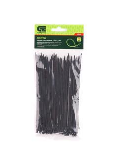Хомуты, 150 x 2.5 мм, пластиковые, черные, 100 шт Сибртех