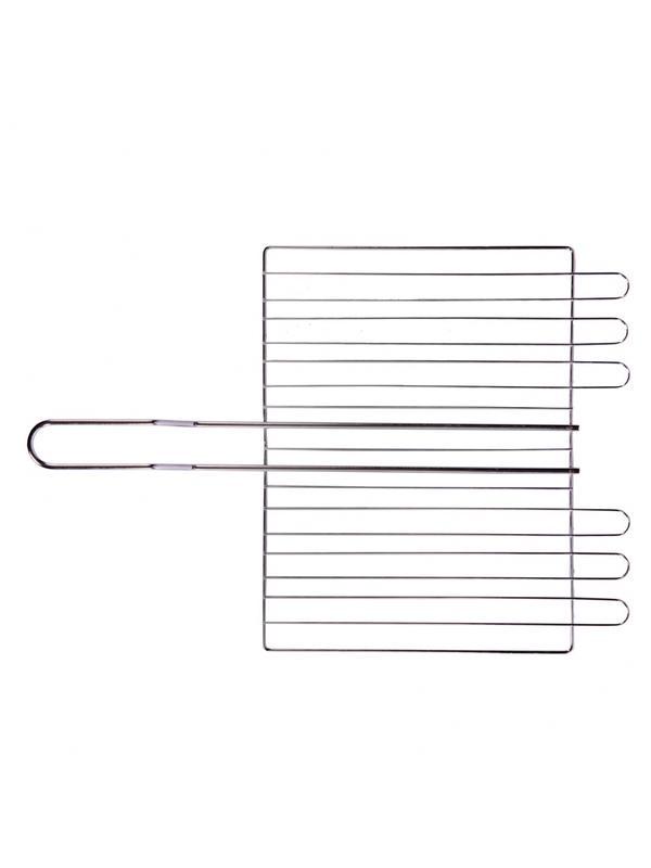 Решетка гриль 260 х 320 х 65 мм. объемная хромированная Camping Palisad