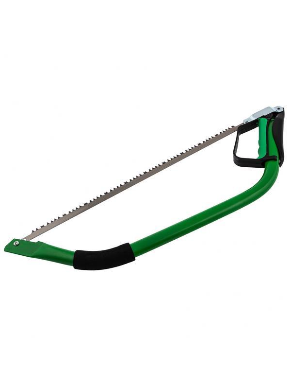 Пила лучковая, 530 мм рабочая часть, двухкомпонентная рукоятка, защитная кулиса, Palisad