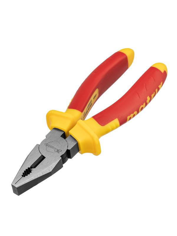 Плоскогубцы комбинированные, Insulated, 160 мм, двухкомпонентные рукоятки Matrix Professional