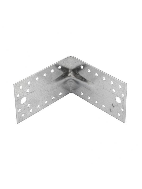 Крепежный уголок усиленный 1.7 мм, KUU 105 x 105 x 65 мм Россия Сибртех