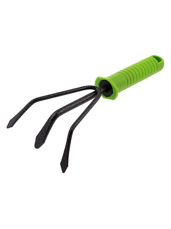 Рыхлитель 3 - зубый, 100 х 225 мм, стальной, пластиковая рукоятка, Standard, Palisad