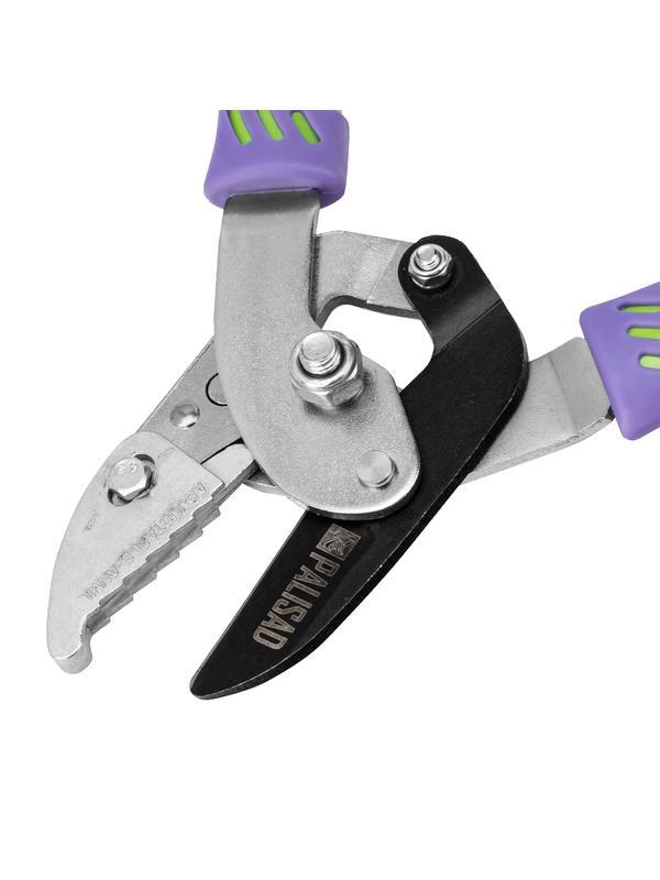 Сучкорез с наковальней, 710 мм, двухрычажный механизм, двухкомпонентные рукоятки, Palisad