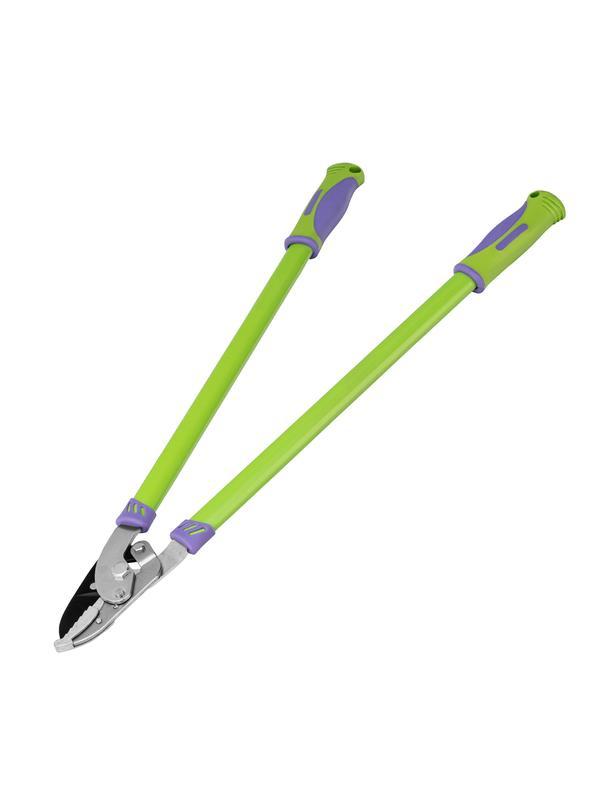 Сучкорез с наковальней, 710 мм, двухрычажный механизм, двухкомпонентные рукоятки, Palisad