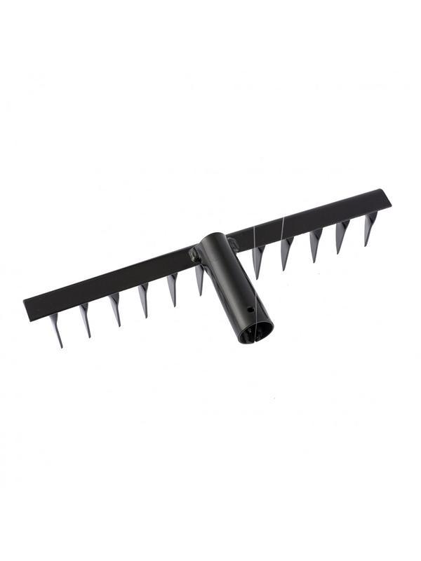 Грабли стальные, 300 мм, 12 витых зубьев, без черенка, Россия, Сибртех
