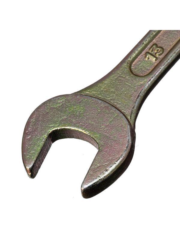 Ключ рожковый, 12 х 13 мм, желтый цинк Сибртех