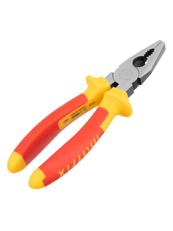 Плоскогубцы комбинированные, Insulated, 180 мм, двухкомпонентные рукоятки Matrix Professional