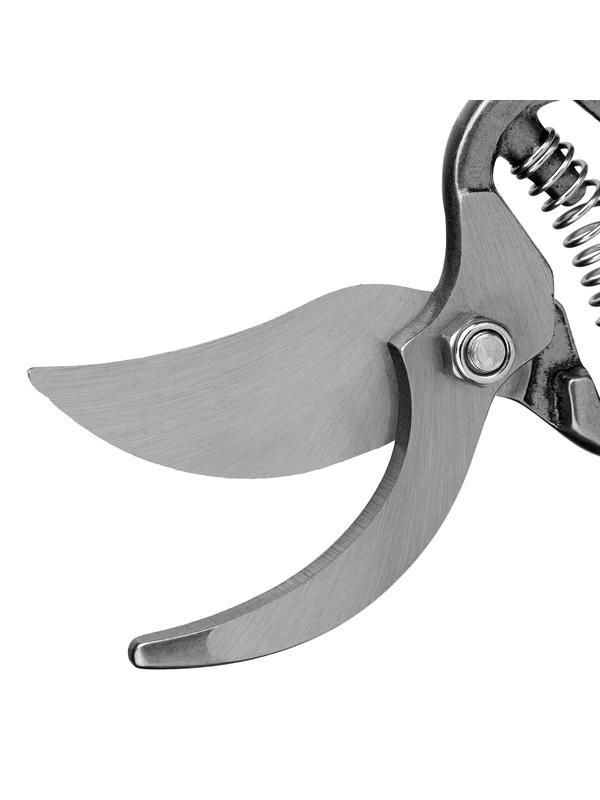 Секатор прямого реза, 255 мм, цельнокованый, металлические обрезиненные рукоятки, Palisad