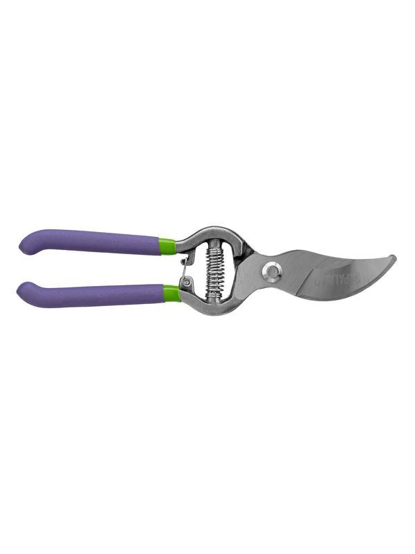 Секатор прямого реза, 255 мм, цельнокованый, металлические обрезиненные рукоятки, Palisad