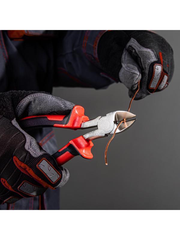 Бокорезы Nickel, 160 мм, никелированные, двухкомпонентные рукоятки Matrix