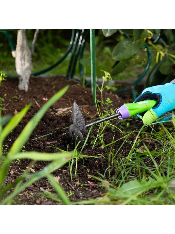 Мотыжка комбинированная, 75 х 260 мм, стальная, обрезиненная эргономичная рукоятка, Era, Palisad