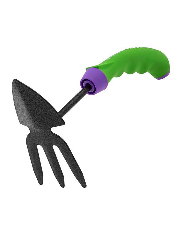 Мотыжка комбинированная, 75 х 260 мм, стальная, обрезиненная эргономичная рукоятка, Era, Palisad