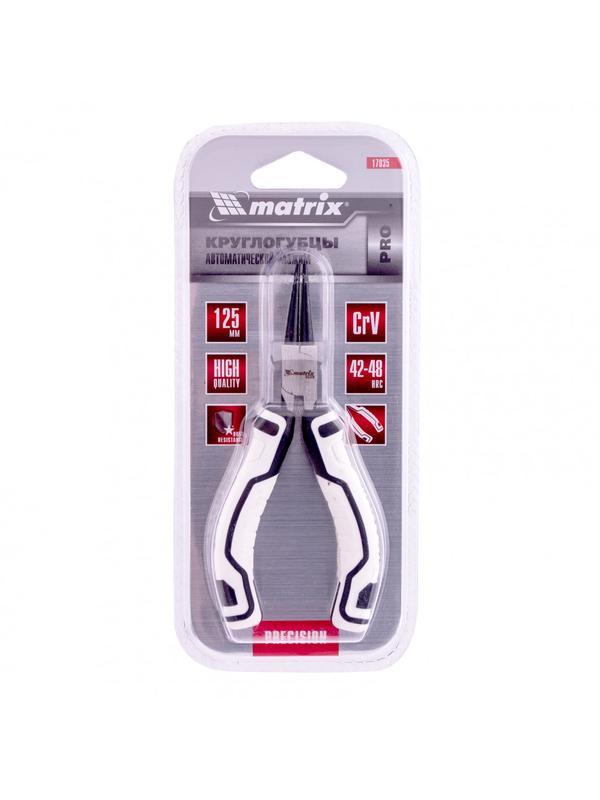 Круглогубцы Mini, 125 мм, авторазжим, Pro Matrix