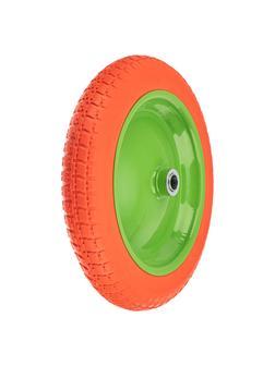 Колесо полиуретановое 3.00-8, длина оси 90 мм, подшипник 20 мм Сибртех