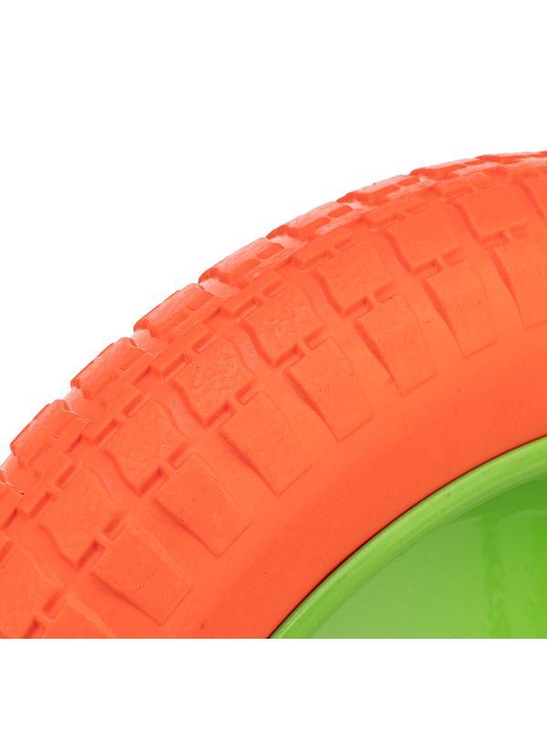 Колесо полиуретановое 3.00-8, длина оси 90 мм, подшипник 20 мм Сибртех