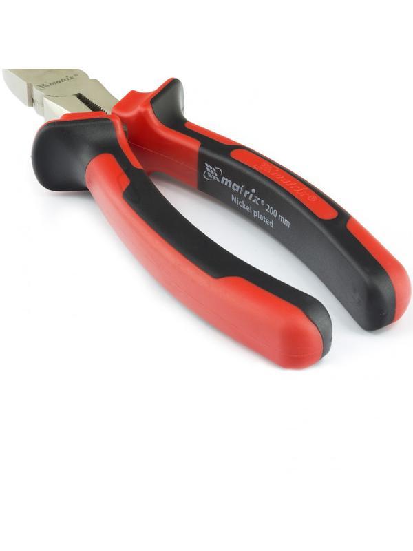 Бокорезы Nickel, 200 мм, никелированные, двухкомпонентные рукоятки Matrix