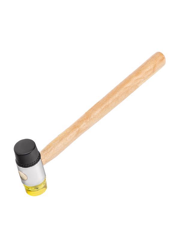 Молоток рихтовочный, бойки 35 мм, комбинированная головка, деревянная ручка Sparta