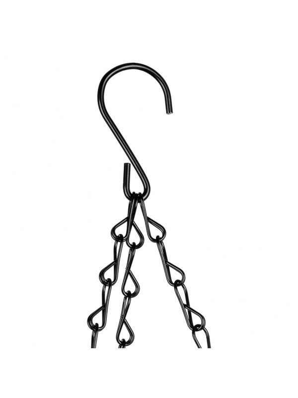 Подвесное кашпо с декором, 30 см, с кокосовой корзиной Palisad