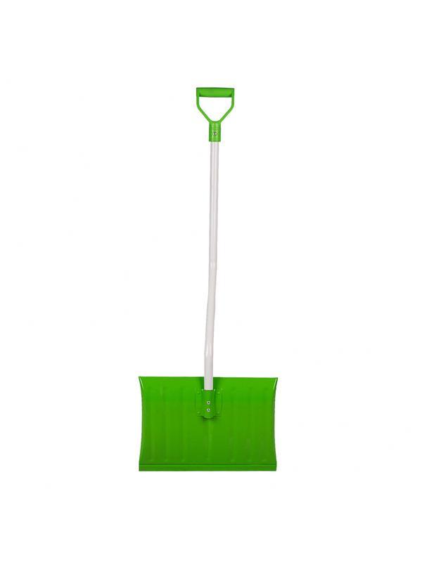 Лопата для уборки снега стальная, 470 х 350 х 1320 мм, стальной черенок, Россия, Сибртех