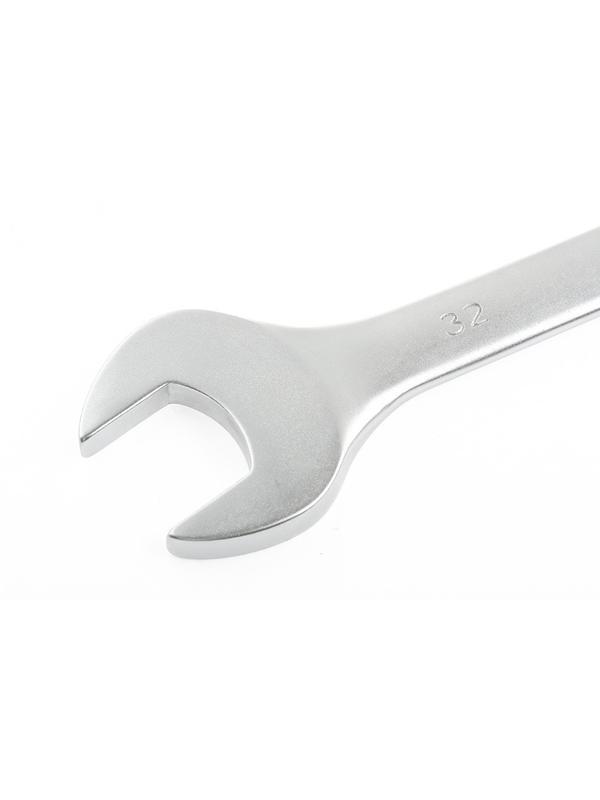 Ключ комбинированный, 32 мм, CrV, матовый хром Stels