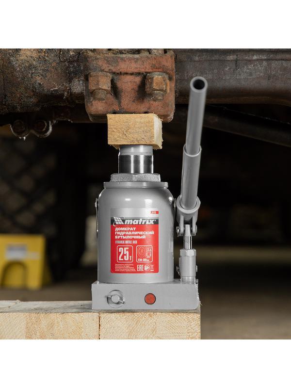 Домкрат гидравлический бутылочный, 25 т, высота подъема 230-360 мм Matrix