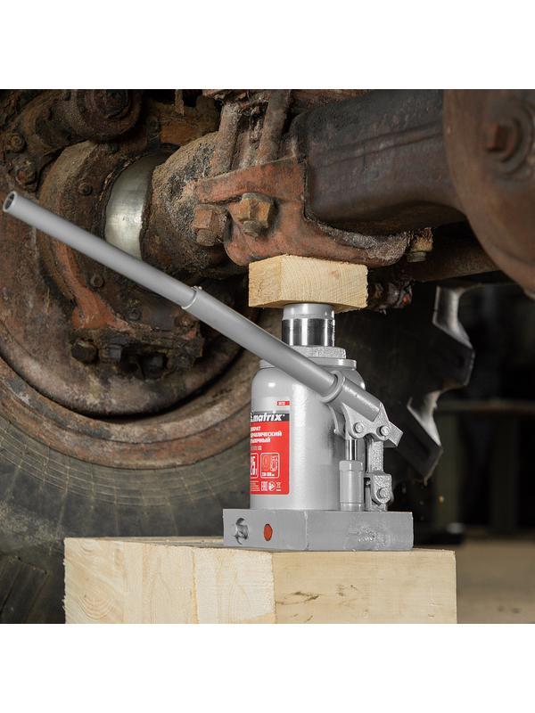 Домкрат гидравлический бутылочный, 25 т, высота подъема 230-360 мм Matrix