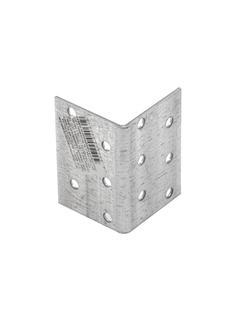 Крепежный уголок равносторонний 2 мм, KUR 40 x 40 x 60 мм Россия Сибртех