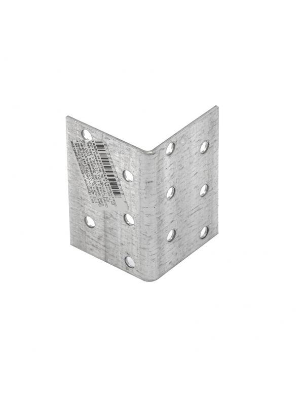 Крепежный уголок равносторонний 2 мм, KUR 40 x 40 x 60 мм Россия Сибртех