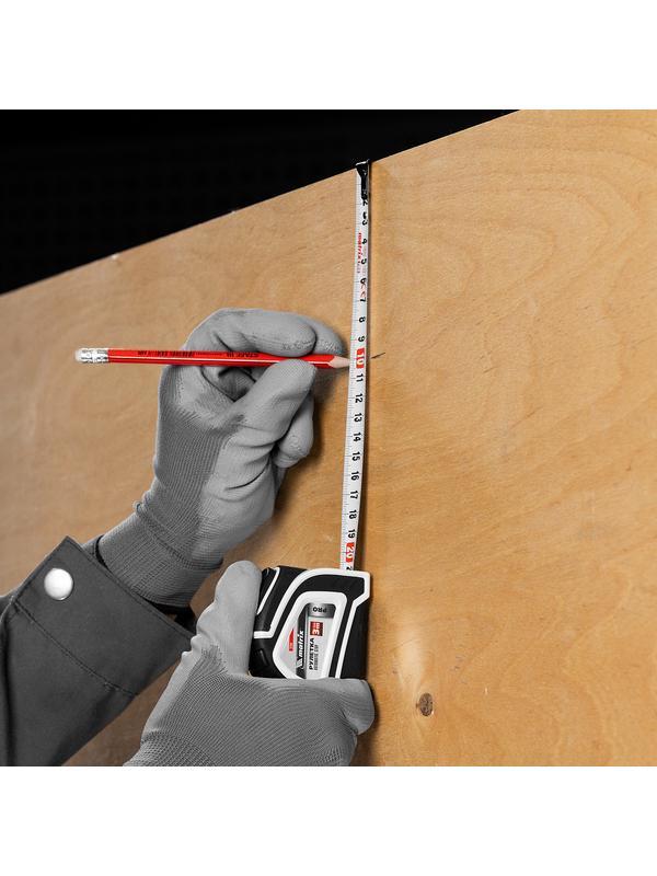 Рулетка Autostop,3 м х 16 мм,двухкомпонентный корпус,автоматическая фиксация,Pro Matrix