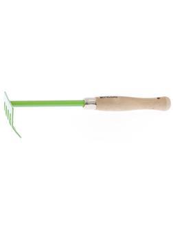 Грабли 5 - зубые, 90 х 330 мм, стальные, деревянная рукоятка, Classic, Palisad