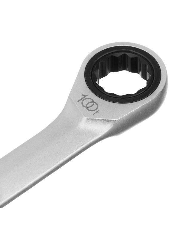 Набор ключей комбинированных трещоточных, количество зубьев 100, СRV, 7 шт, 8-19 мм Gross