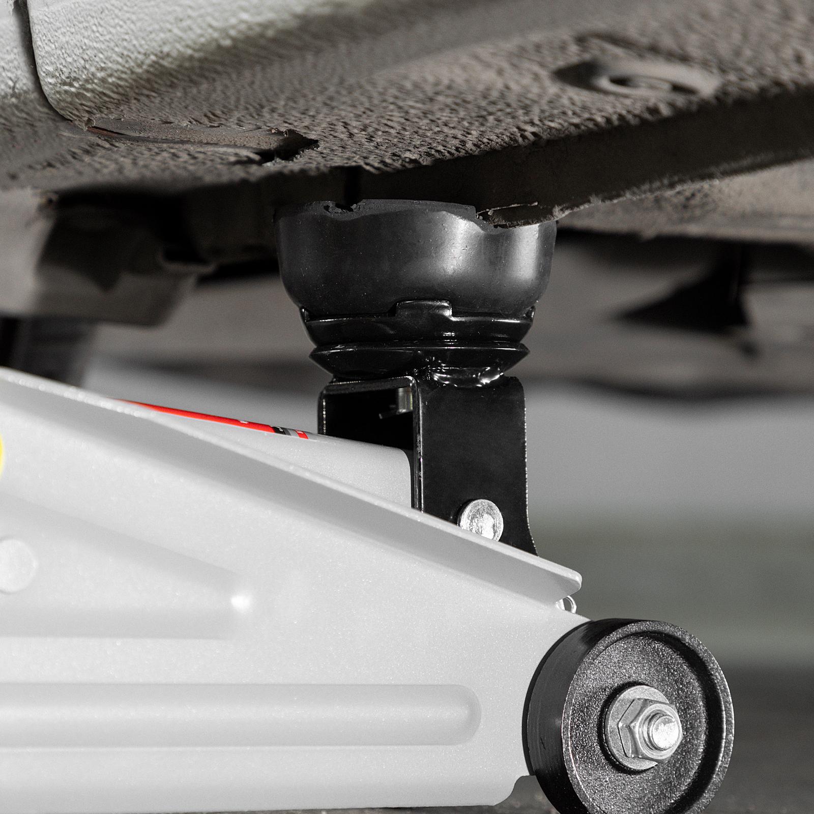 Резиновая опора для подкатного домкрата универсальная, D 89 мм, D 60 мм, H 35 мм Matrix