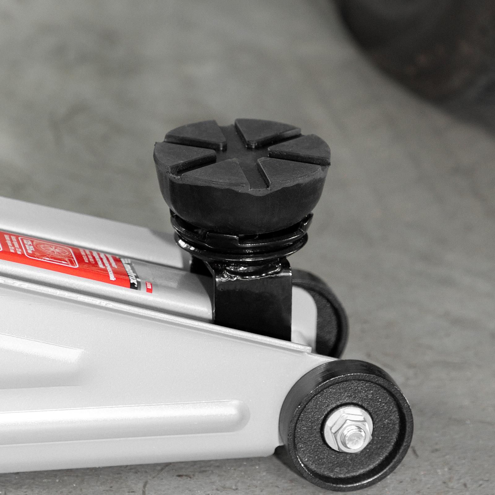 Резиновая опора для подкатного домкрата универсальная, D 89 мм, D 60 мм, H 35 мм Matrix