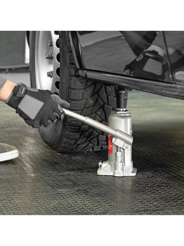 Домкрат гидравлический бутылочный, 5 т, h подъема 197-382 мм Matrix