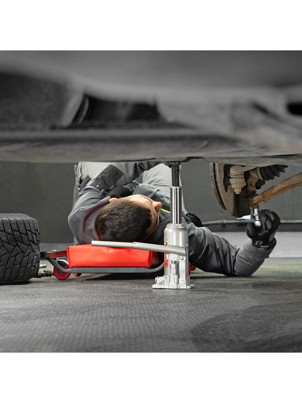 Домкрат гидравлический бутылочный, 5 т, h подъема 197-382 мм Matrix