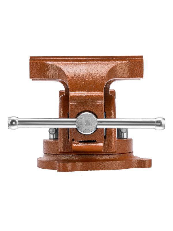 Тиски слесарные, 125 мм, поворотные, с наковальней Sparta