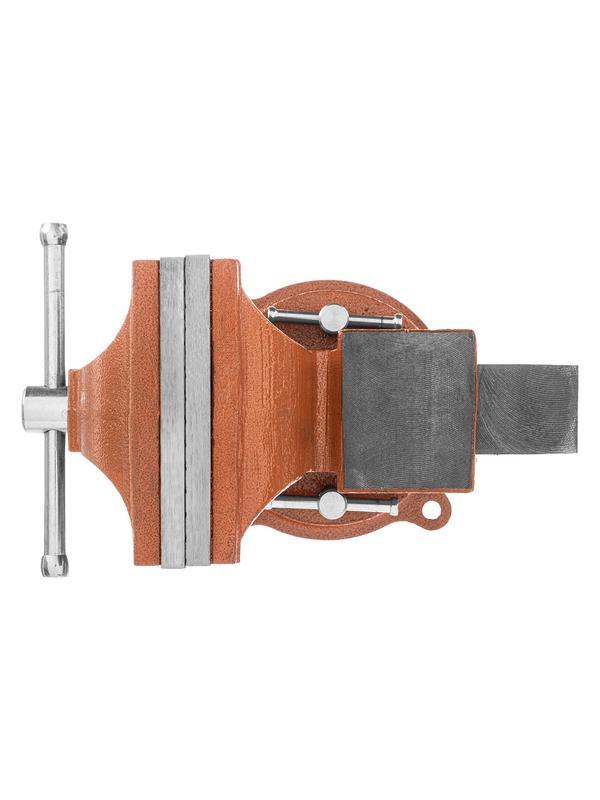 Тиски слесарные, 125 мм, поворотные, с наковальней Sparta