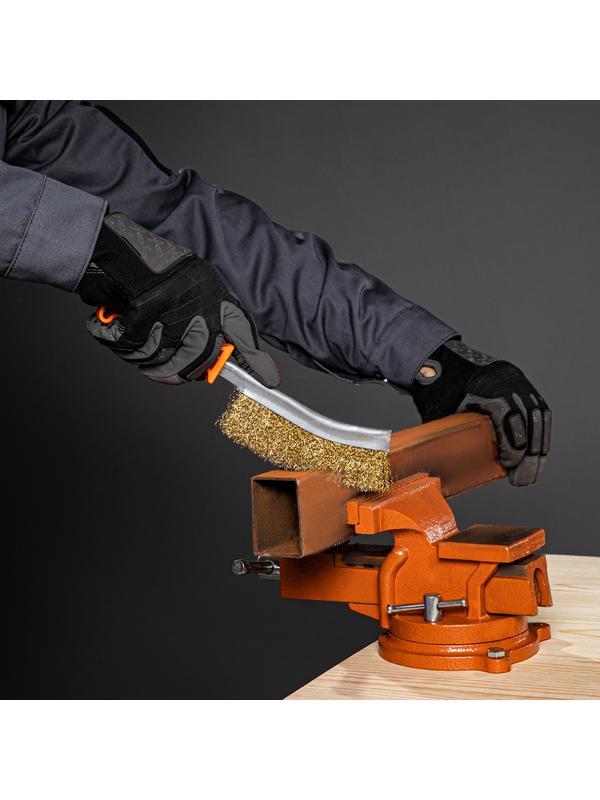 Тиски слесарные, 125 мм, поворотные, с наковальней Sparta