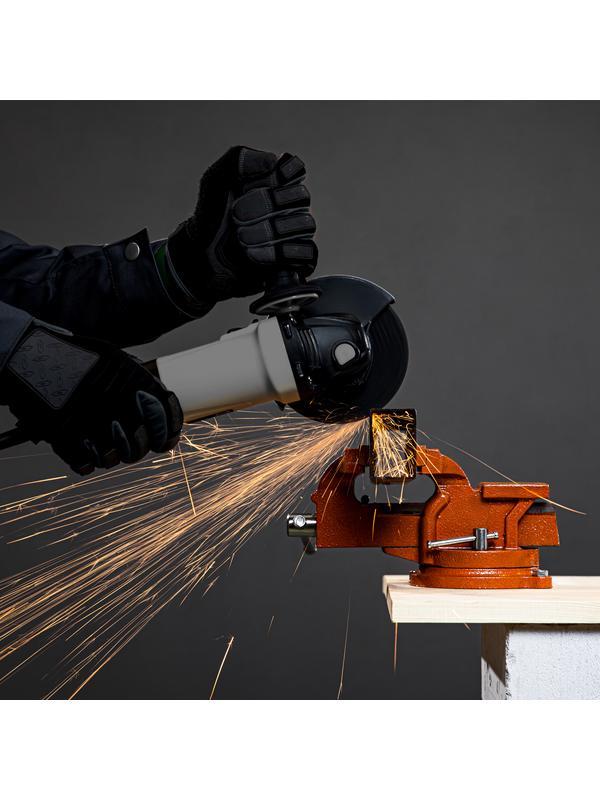 Тиски слесарные, 125 мм, поворотные, с наковальней Sparta