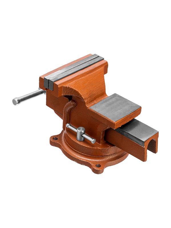 Тиски слесарные, 125 мм, поворотные, с наковальней Sparta