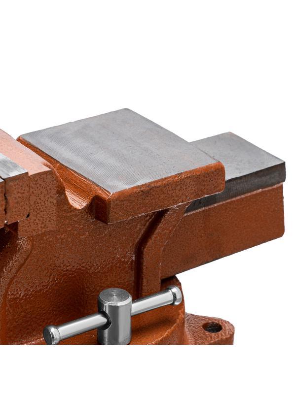 Тиски слесарные, 125 мм, поворотные, с наковальней Sparta