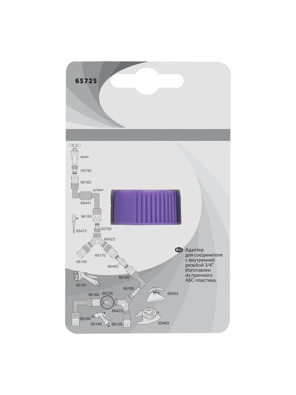 Адаптер пластмассовый, 3/4, внутренняя резьба Palisad