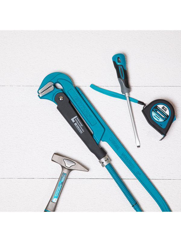 Ключ трубный рычажный 3, №4, цельнокованый, CrV, тип 