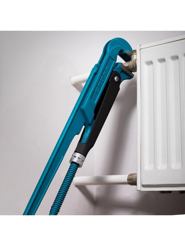 Ключ трубный рычажный 3, №4, цельнокованый, CrV, тип 