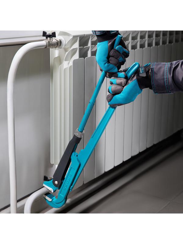 Ключ трубный рычажный 3, №4, цельнокованый, CrV, тип 