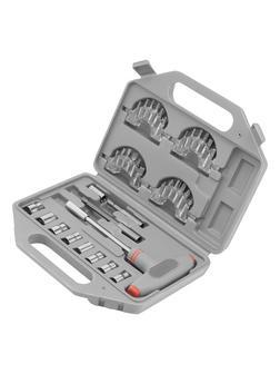 Отвертка с Т-образной эргономичной ручкой и набором насадок, 36 шт, CrV, пластиковый бокс Matrix